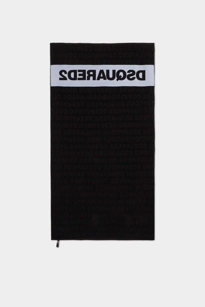 Ręcznik plażowy z logo Dsquared2 Ręcznik plażowy z logo Dsquared2