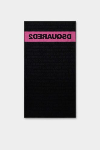 Ręcznik plażowy z logo Dsquared2