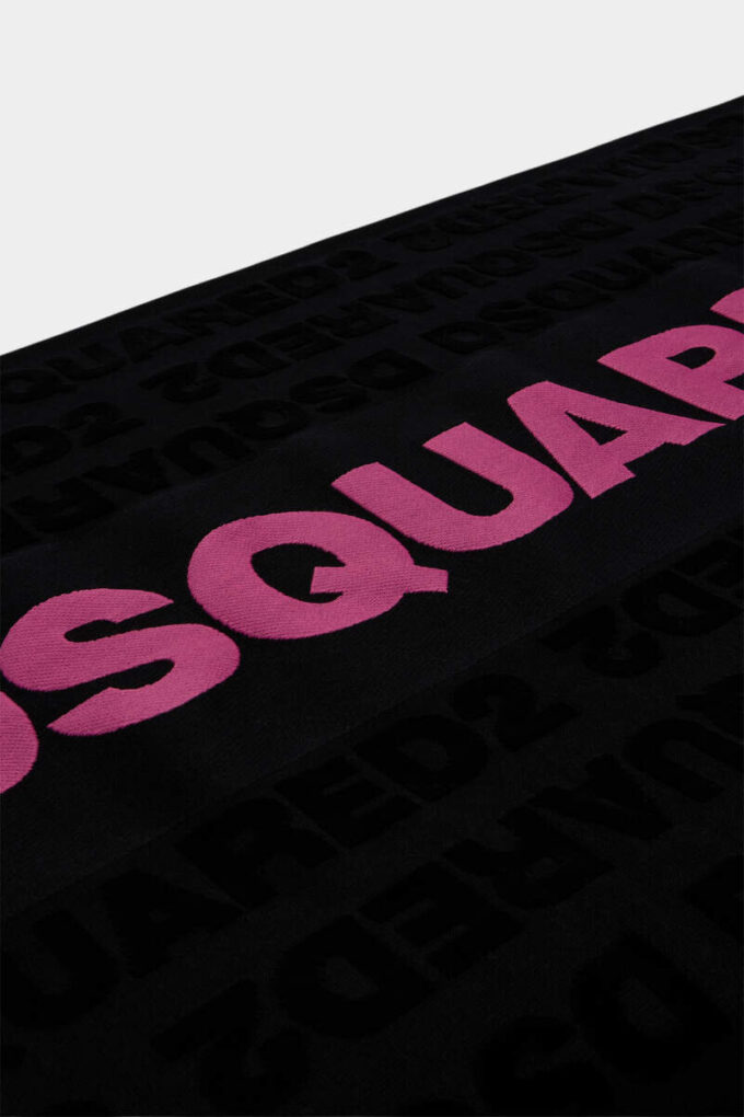 Ręcznik plażowy z logo Dsquared2