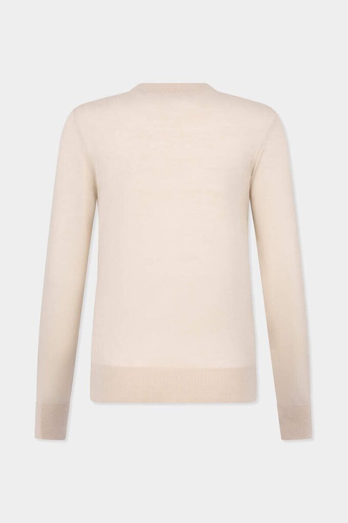 Sweter D2 z odwróconym dekoltem w serek