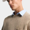 Sweter z charakterystycznym ściegiem jerseyowym Dsquared2 Sweter z charakterystycznym ściegiem jerseyowym Dsquared2