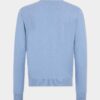 Sweter z dzianiny z dekoltem w serek