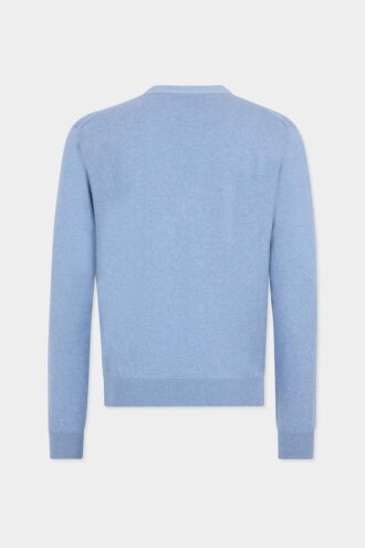 Sweter z dzianiny z dekoltem w serek Sweter z dzianiny z dekoltem w serek