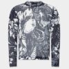 Sweter z motywem tańczących kwiatów