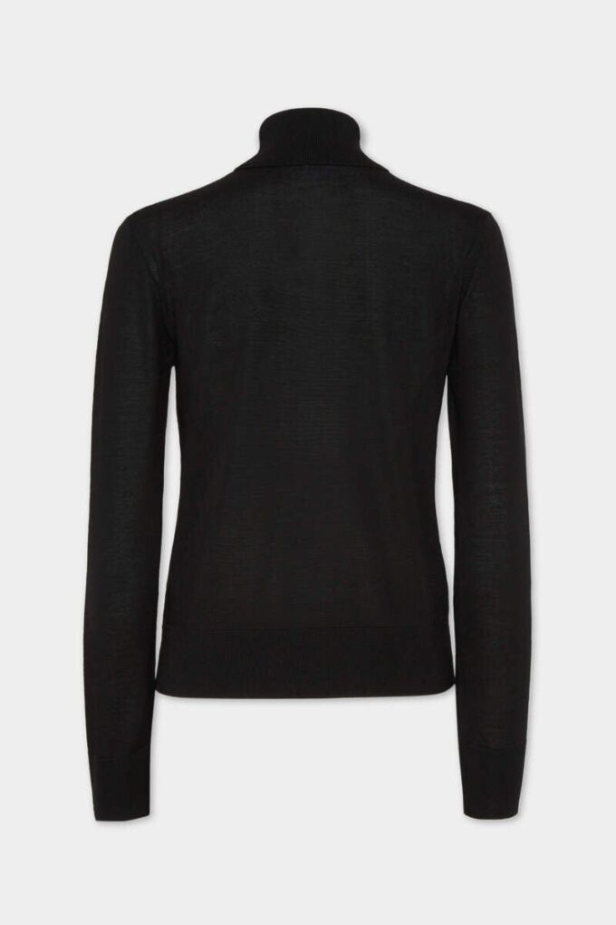 Sweter z wełny D2 z golfem