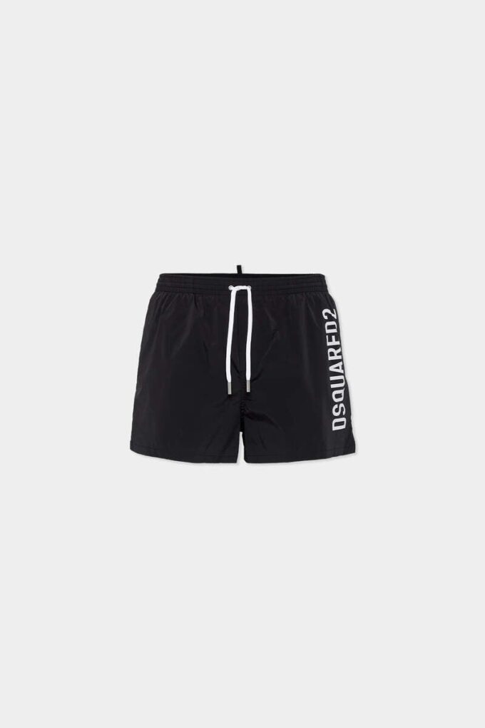 Szorty kąpielowe Dsquared2 Midi z logo z boku Szorty kąpielowe Dsquared2 Midi z logo z boku
