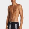 Szorty kąpielowe Dsquared2 Midi z logo z boku Szorty kąpielowe Dsquared2 Midi z logo z boku
