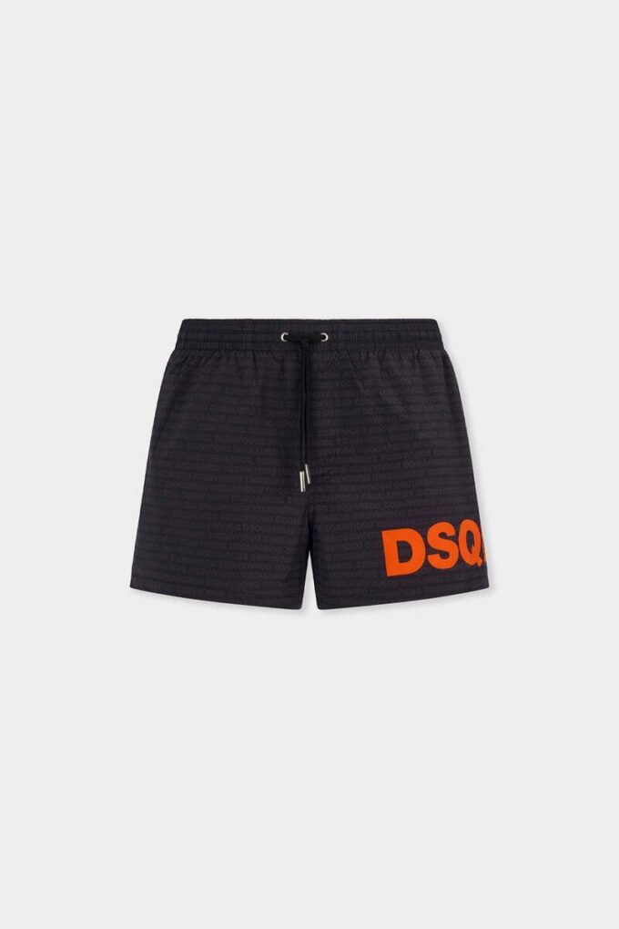 Szorty kąpielowe midi z logo Dsquared2
