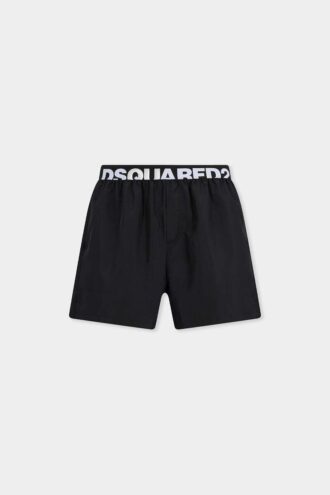 Szorty kąpielowe midi z logo Dsquared2