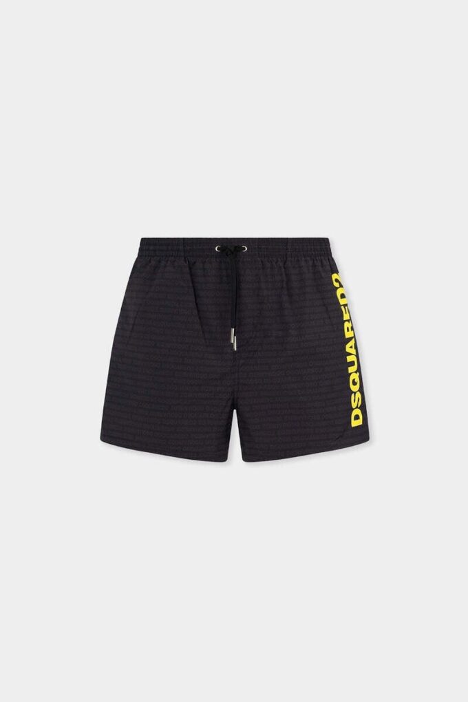 Szorty kąpielowe midi z logo Dsquared2