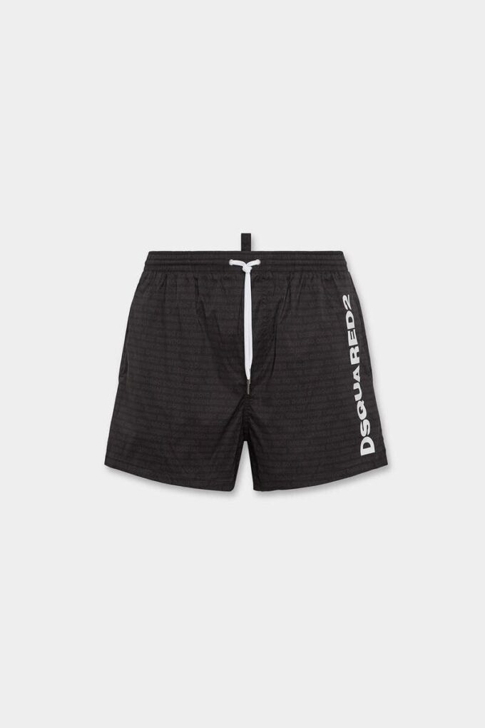 Szorty kąpielowe midi z logo Dsquared2 Szorty kąpielowe midi z logo Dsquared2