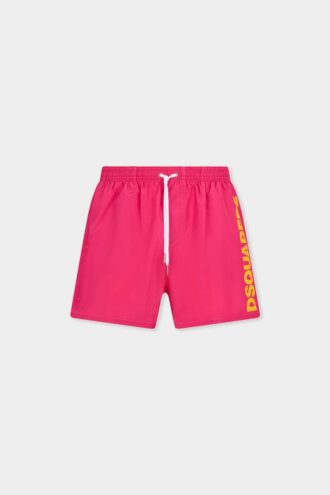 Szorty kąpielowe midi z logo Dsquared2