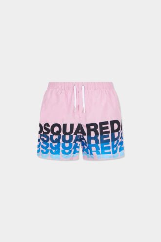 Szorty kąpielowe midi z logo Dsquared2