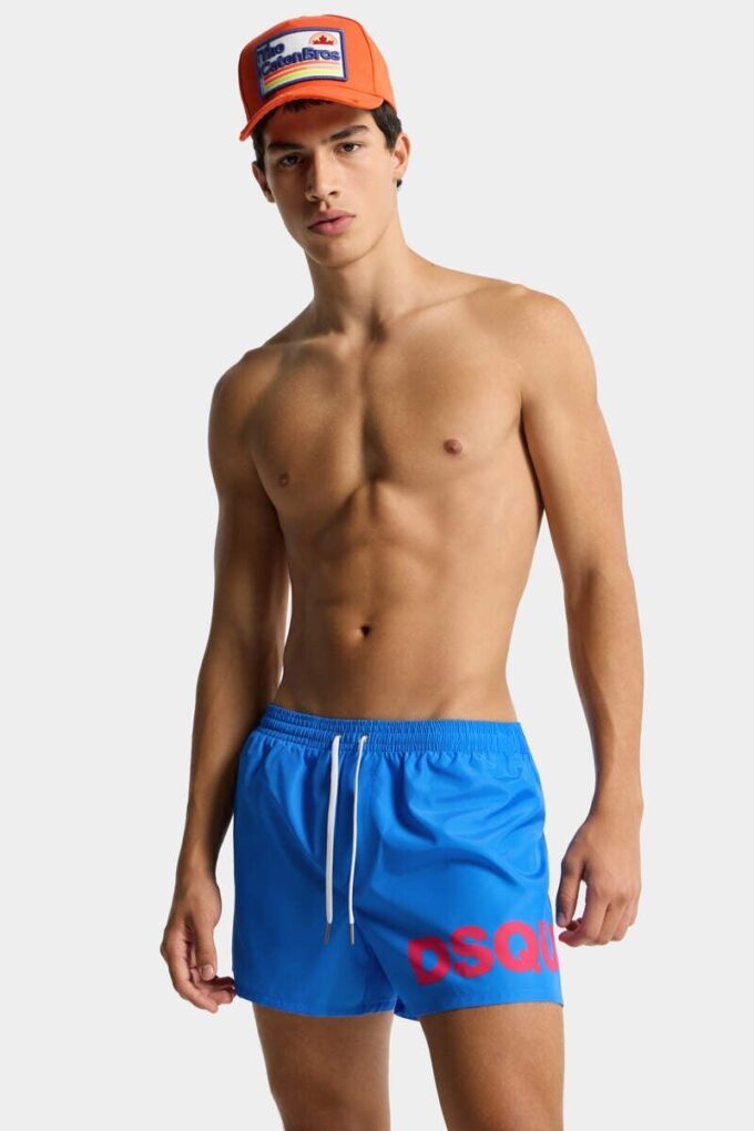 Szorty kąpielowe midi z logo Dsquared2 Szorty kąpielowe midi z logo Dsquared2