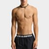 Szorty kąpielowe midi z logo Dsquared2