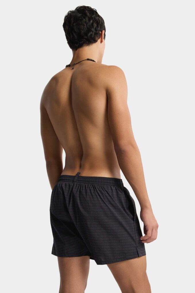 Szorty kąpielowe midi z logo Dsquared2