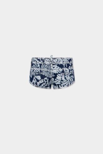 Szorty Rebel Hibiscus w ciemnym kolorze Flower Wash