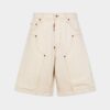 Szorty typu carpenter w stylu raw wash