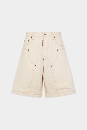 Szorty typu carpenter w stylu raw wash