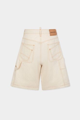 Szorty typu carpenter w stylu raw wash