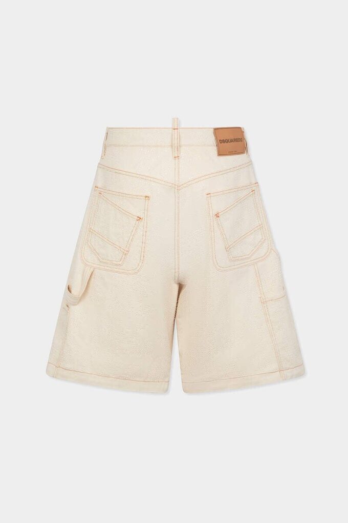 Szorty typu carpenter w stylu raw wash