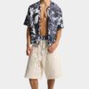 Szorty typu carpenter w stylu raw wash