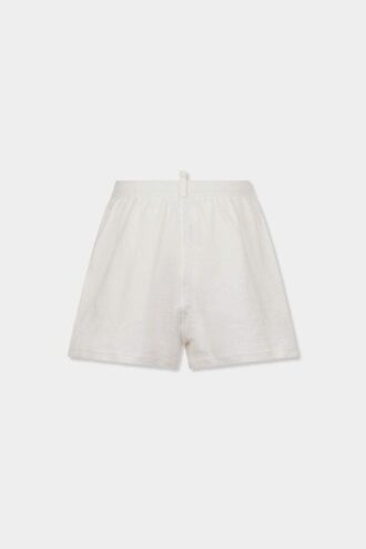 Szorty z frotte z logo Dsquared2