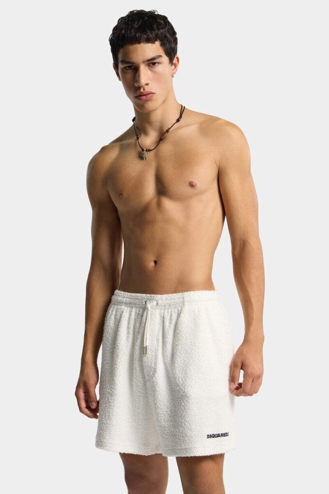 Szorty z frotte z logo Dsquared2 Szorty z frotte z logo Dsquared2