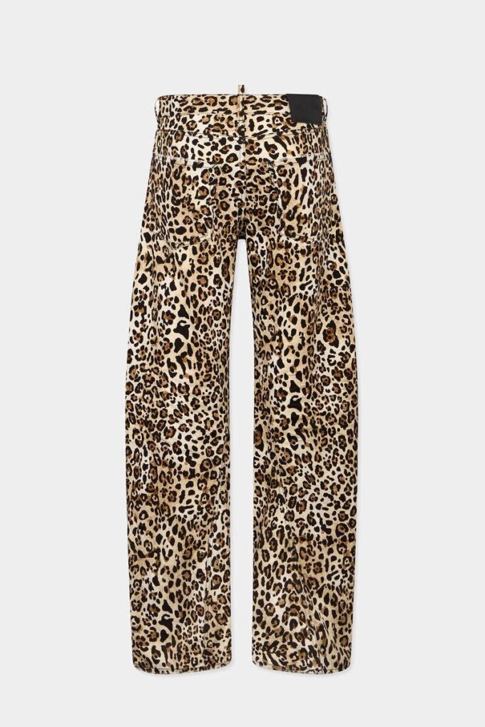 Wild2 Printed Loose Twst Jeans